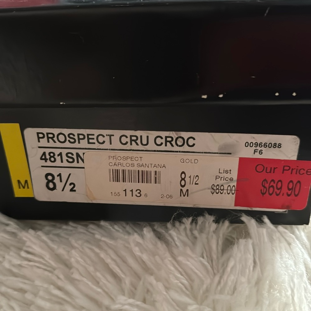 Carlos Santana stiletto